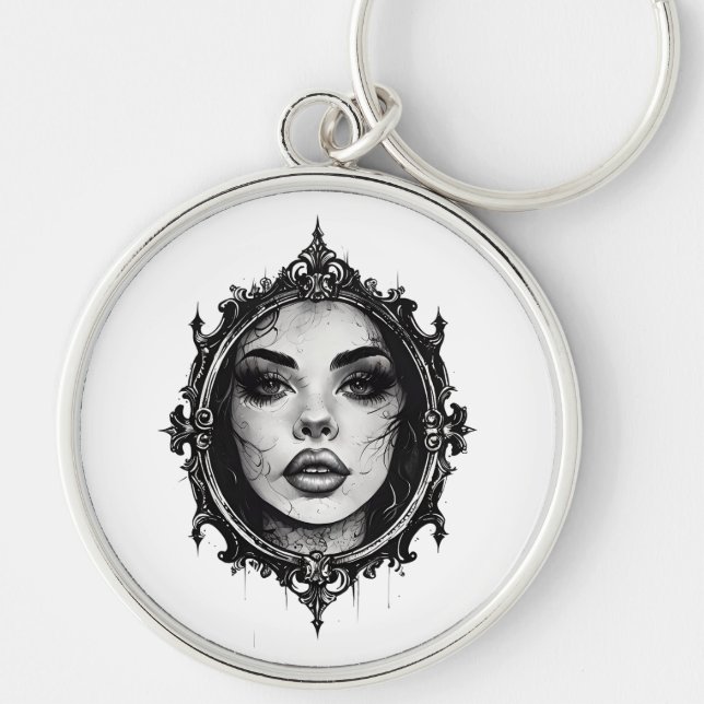 Cracked Reflection Schlüsselanhänger (Vorne)