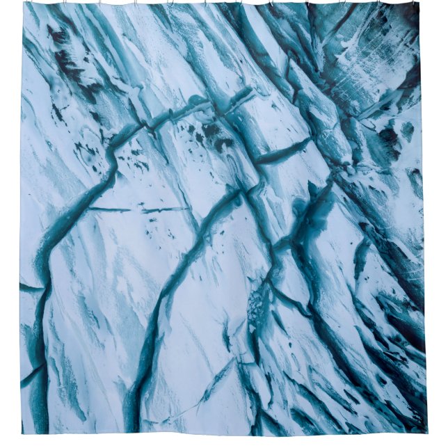 Cracked rock formation illustration duschvorhang (Vorderseite)