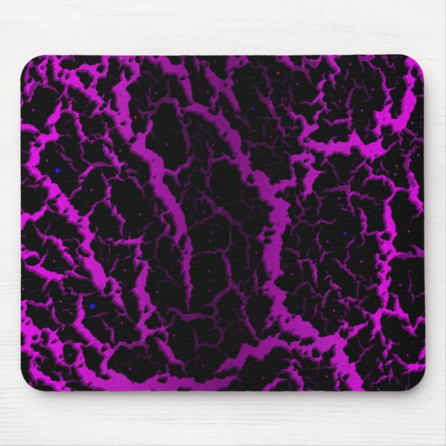 Cracked Space Lava - Pink/Purple Mousepad (Vorne)