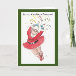 Cracken der Weihnachtsfairy-Karte Karte