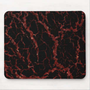 Cracking Space Lava - Glitzer Red Mousepad