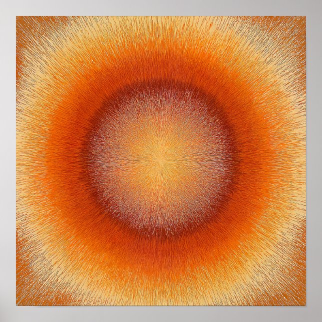 Crackle Bloom Poster (Vorne)