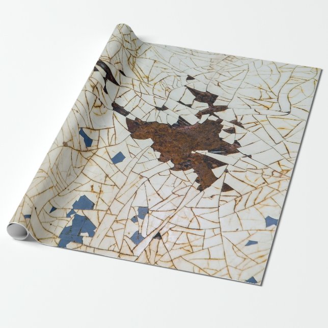 Crackle Paint Geschenkpapier (Ungerollt)