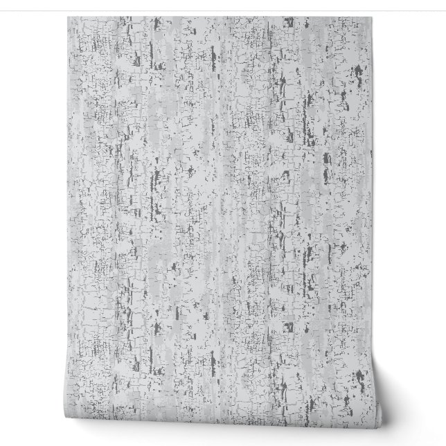 Crackle Texture White Tapete (Abrollen)