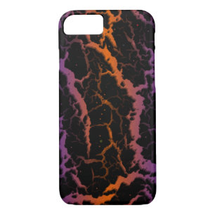 Crackraum Lava - Blau/Orange Case-Mate iPhone Hülle