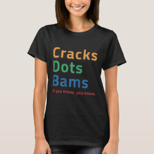 Cracks Dots Bams, sein Mahjong Time Mahjong Social T-Shirt