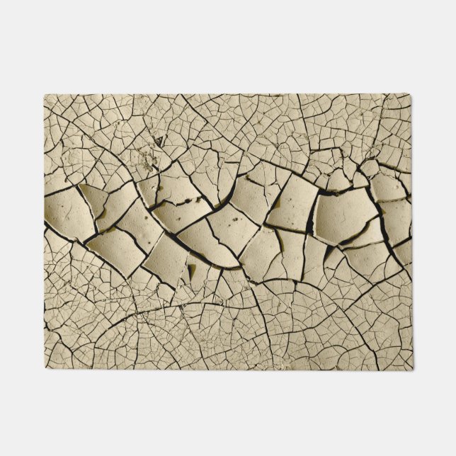 Cracks Dry Earth Fußmatte (Vorderseite)
