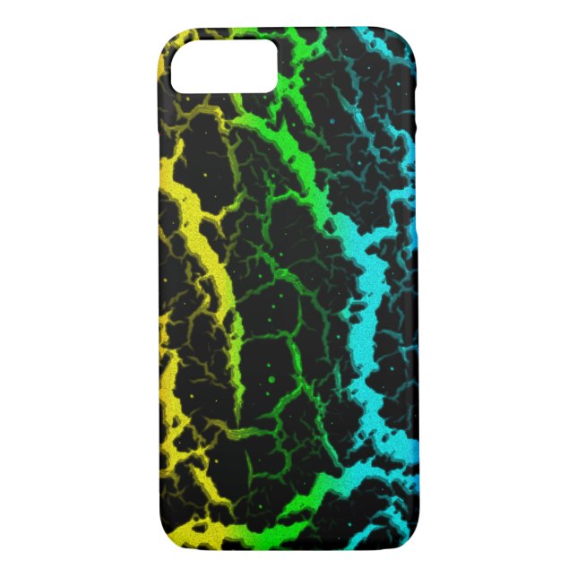 Cracks Space Lava - Light Spectrum Case-Mate iPhone Hülle (Rückseite)