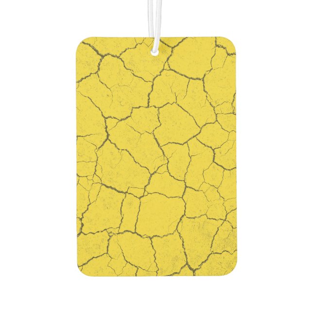 Cracksenholz Gelber Kfz-Freshener Autolufterfrischer (Rückseite)