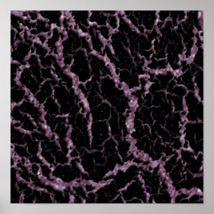 CrackSpace Lava - Glitzer Pink Poster