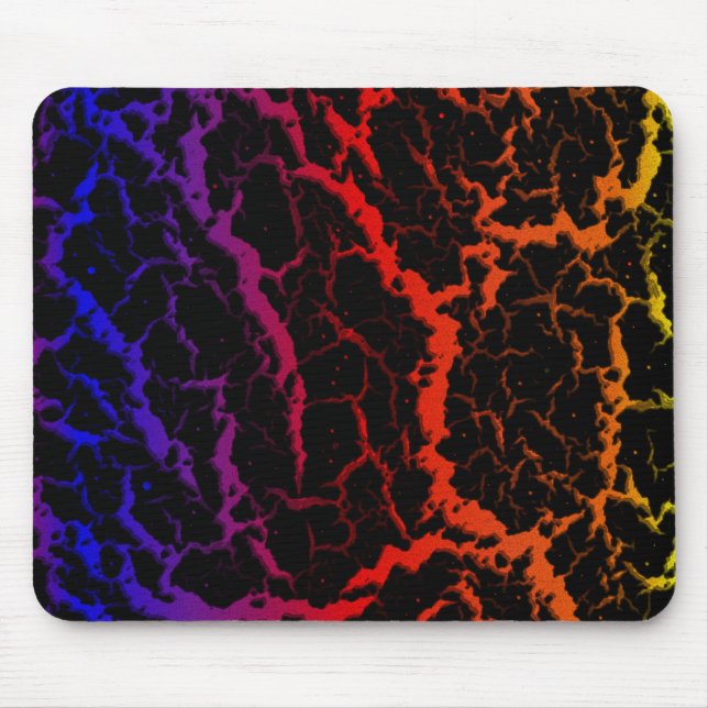Crackspace Lava - Hitze PBROY Mousepad (Vorne)
