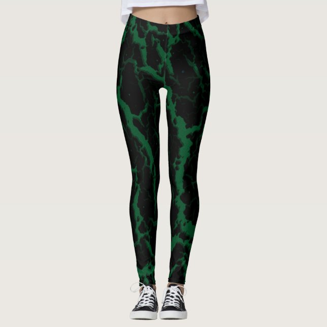 Crackspace Lava - Wald Leggings (Vorderseite)