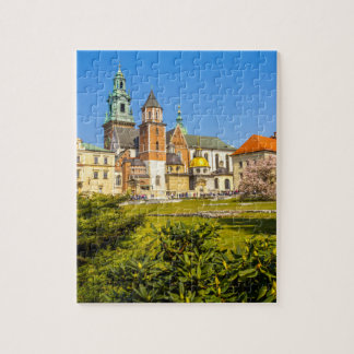 Cracovie, Château de Wawel, Pologne, beaux puzzles