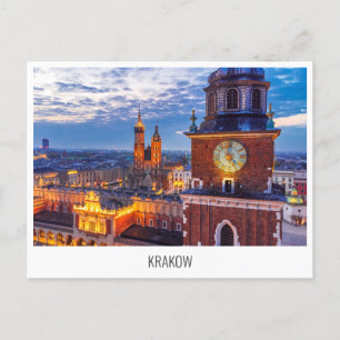 Cracovie, Pologne carte postale
