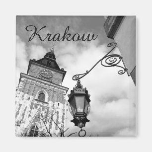 Cracovie, vieux hôtel de ville, Pologne, aimant d