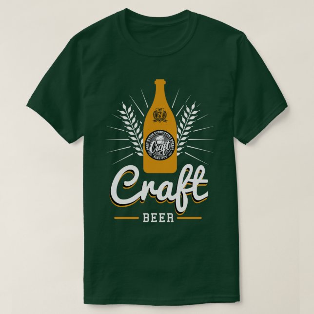 Craft Beer amp Brauerei Eigenbrauer Geschenk T-Shirt (Design vorne)