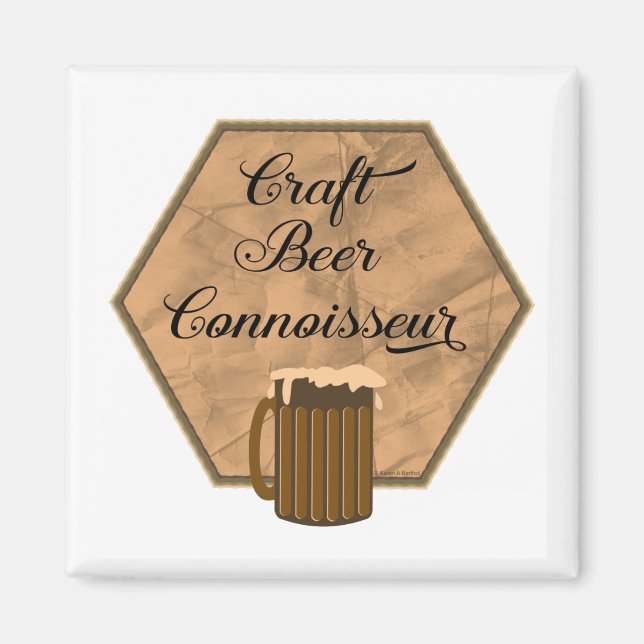 Craft Beer Connoeur Magnet (Vorne)
