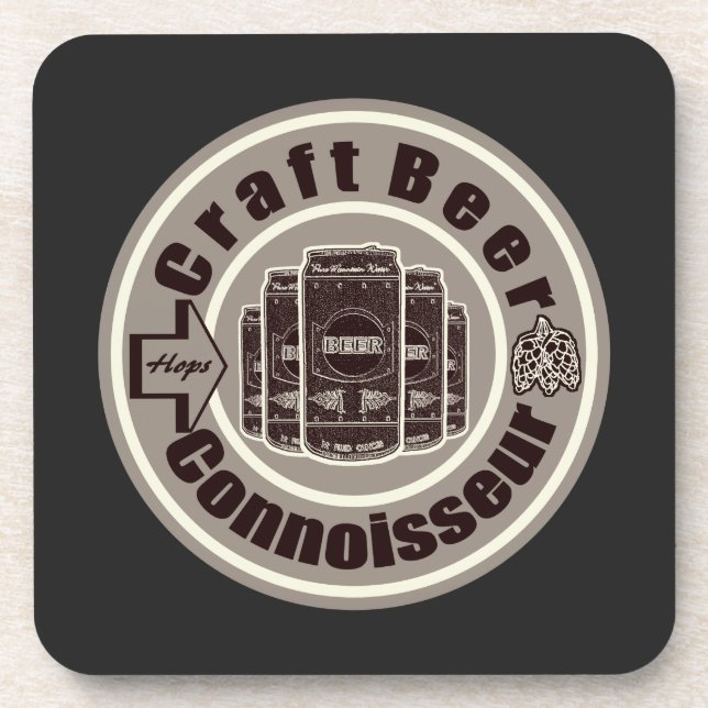 Craft Beer Connoeur Untersetzer (Vorderseite)