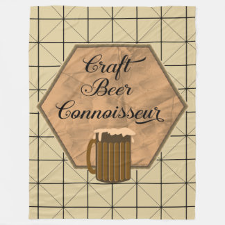 Craft Beer Connoisseur Fleecedecke