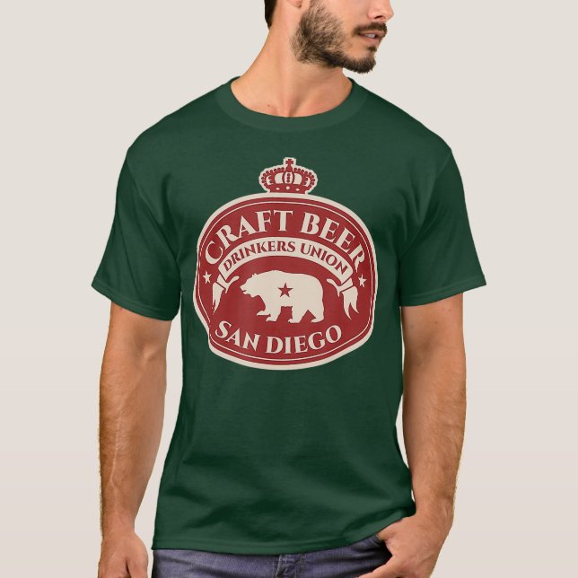 Craft Beer Lounge San Diego T-Shirt (Vorderseite)