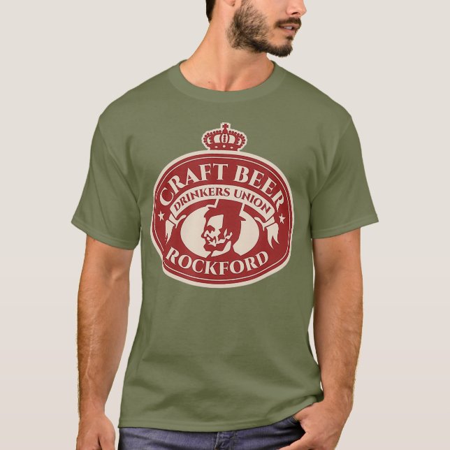Craft Beer Lover - Rockford Illinois T-Shirt (Vorderseite)