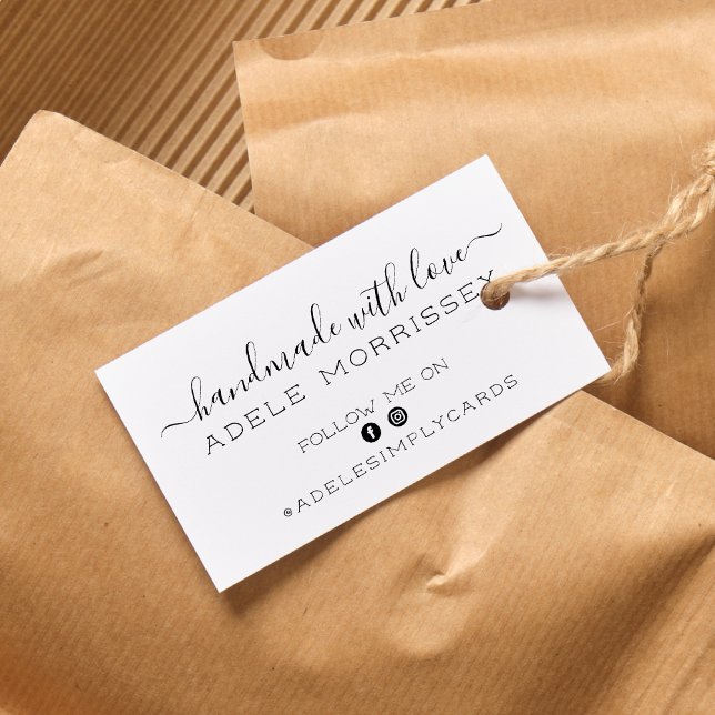 Craft Handmade With Love Social Media Logo Name Gummistempel (Von Creator hochgeladen)