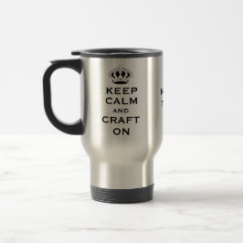 CRAFT & Name bearbeiten, auf Behalt Calm 15oz Trav Reisebecher