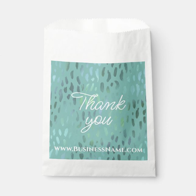 Craft Show Promoter Pop Grün Geschenktütchen (Vorderseite)