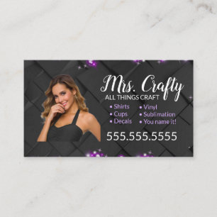 Craft Vinyl Business Card Visitenkarte