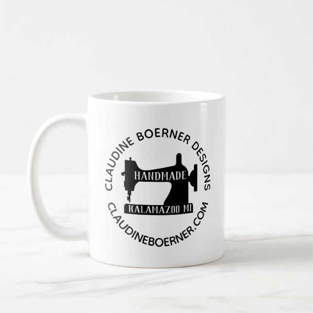 Crafter Business Artist Nähen Coffee Cup Tasse (Links)