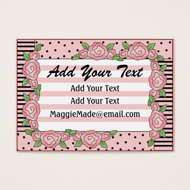 Crafter / Designer / Seamstresskarte / Tag - SRF (Vorderseite)