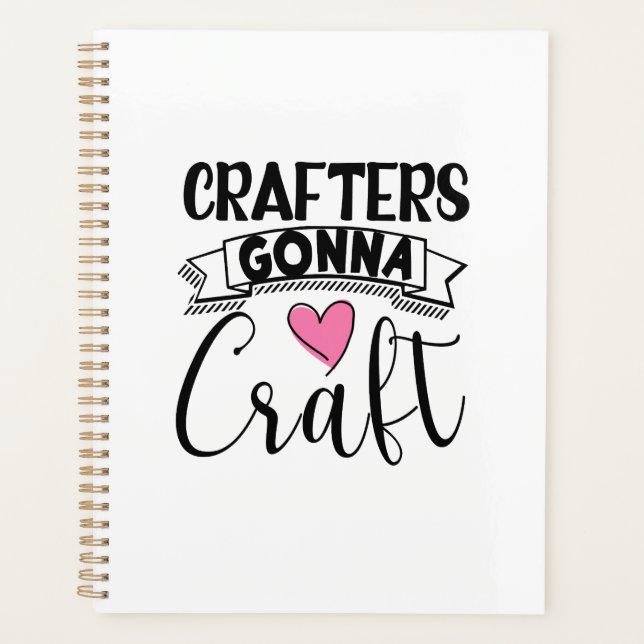 Crafters Gonna Craft Planer (Vorderseite)
