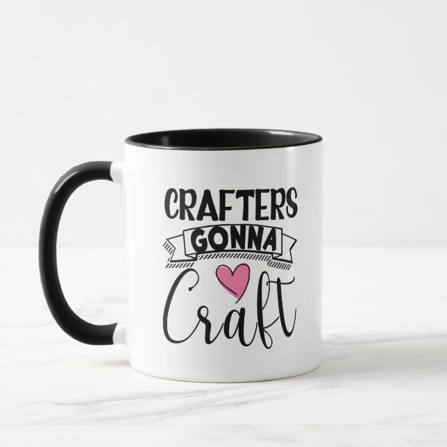 Crafters Gonna Craft Tasse (Links)