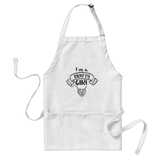 Crafting Quote Girls Teen Women Crafting Lover Schürze (Vorne)