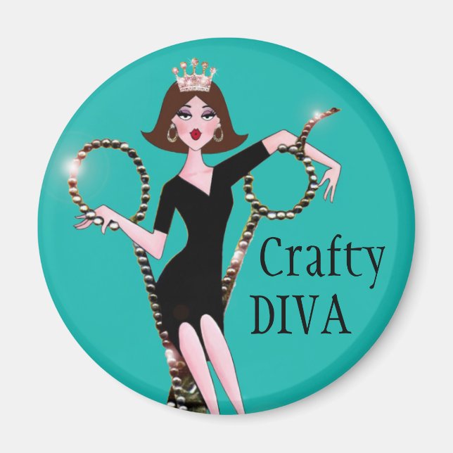 Crafty DIVA-Magnet Magnet (Vorne)