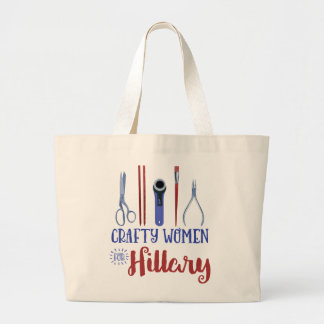 Crafty Frauen für Hillary-Tasche Jumbo Stoffbeutel