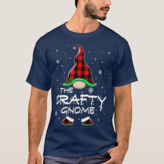 Crafty Gnome Buffalo Kariert Matching Family Chris T-Shirt