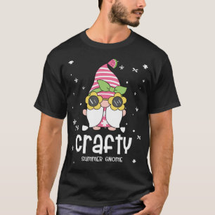 Crafty Gnome Funny Summer Match for Family T-Shirt