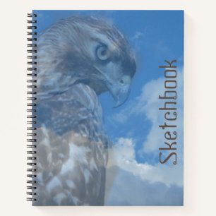 Crafty Hawk Sketch Notizbuch