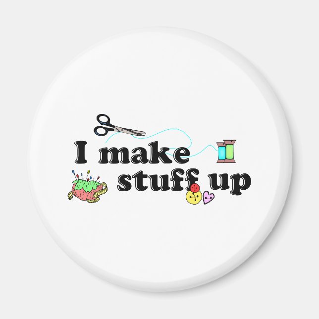 Crafty - ich mache mich gut magnet (Vorne)