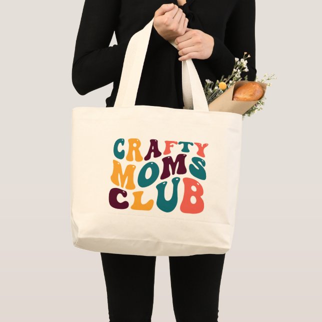 Crafty Mamas Club Parco Civico-Ciani Jumbo Stoffbeutel (Vorderseite (Produkt))