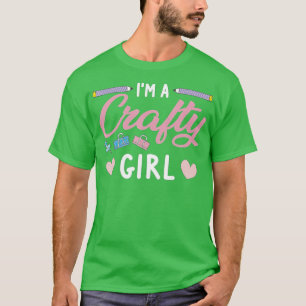 Crafty Scrapbooking Girl Book Lover T-Shirt