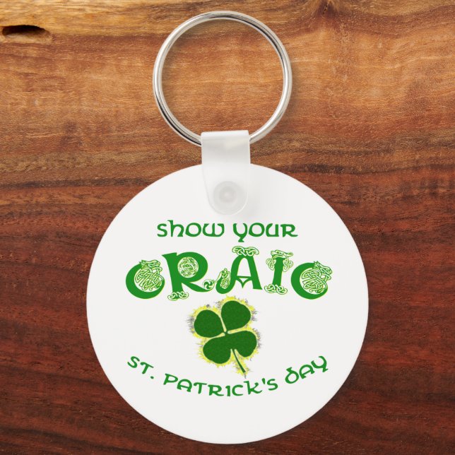 Craic anzeigen schlüsselanhänger (Vorderseite)