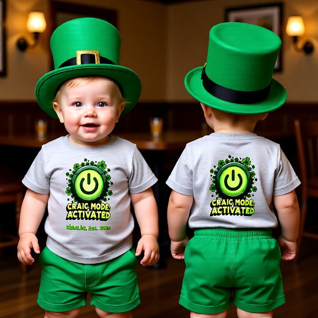 Craic Commander: [Your Name] Edition Baby T-shirt (Craic Commander [Your Name] Edition Baby T-Shirt)