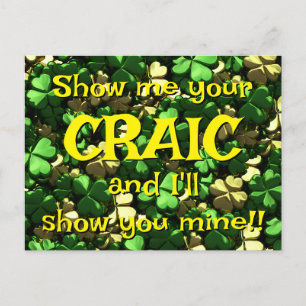 Craic Kleeblatts Postkarte