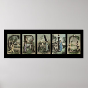 CRAIG Alphabet Letter Name Art Poster