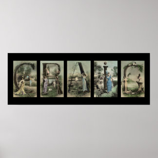 CRAIG Alphabet Letter Name Art Poster