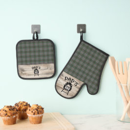 Craig Ancient Original Scottish Tartan Ofenhandschuh & Topflappen-Set