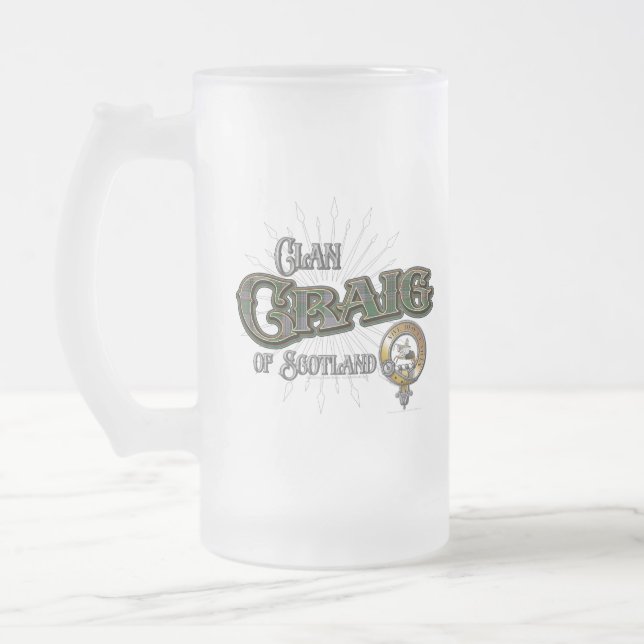 Craig Clan Mattglas Bierglas (Links)