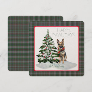 Craig Modern Tartan Happy Pawlidays Dog